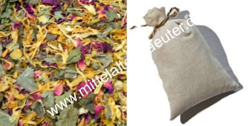 Blütenzauber-Säckchen - 100% Baumwolle - zum Schließen ins Bild klicken