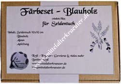 Färbeset Seide - Blauholz - violett / lila