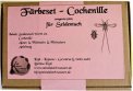 Dyeing kit silk - Cochineal scale insect - magenta / pink