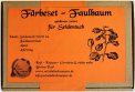 Färbeset Seide - Faulbaumrinde - ocker / braun