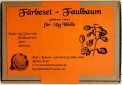Färbeset Wolle - Faulbaumrinde - ocker / braun