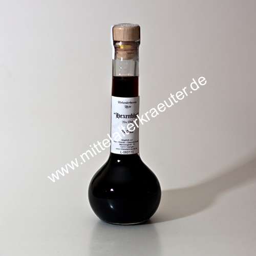 "Hexenblut" Holunderbeeren-Likör mit Cognac - 200ml - zum Schließen ins Bild klicken