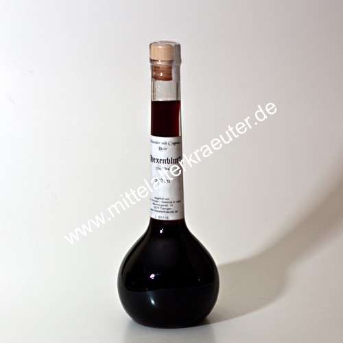 "Hexenblut" Holunderbeeren-Likör mit Cognac - 500ml - zum Schließen ins Bild klicken