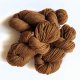 100% Schafwolle gefärbt mit Henna - braun